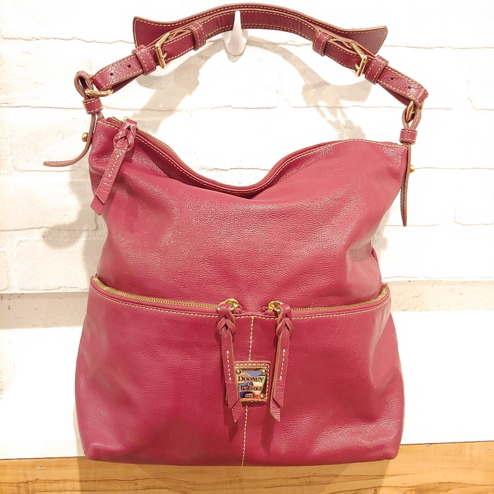 Dooney & Bourke Pink / Red Leather Purse